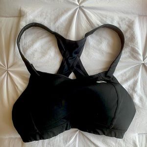 Used Brooks Sports Bras. 2 Blk /1 Pink. Fiona 34DD